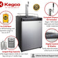 24" Wide Single Tap Stainless Steel Digital Kegerator-Kegerators-The Wine Cooler Club