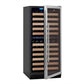 KingsBottle 100 Bottle Upright Dual Zone Wine Fridge For Home KBU100DX..