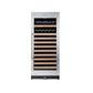 Kingsbottle 100 Bottle Kitchen Wine Refrigerator Freestanding KBU100WX-SS, RHH-Wine Coolers-The Wine Cooler Club
