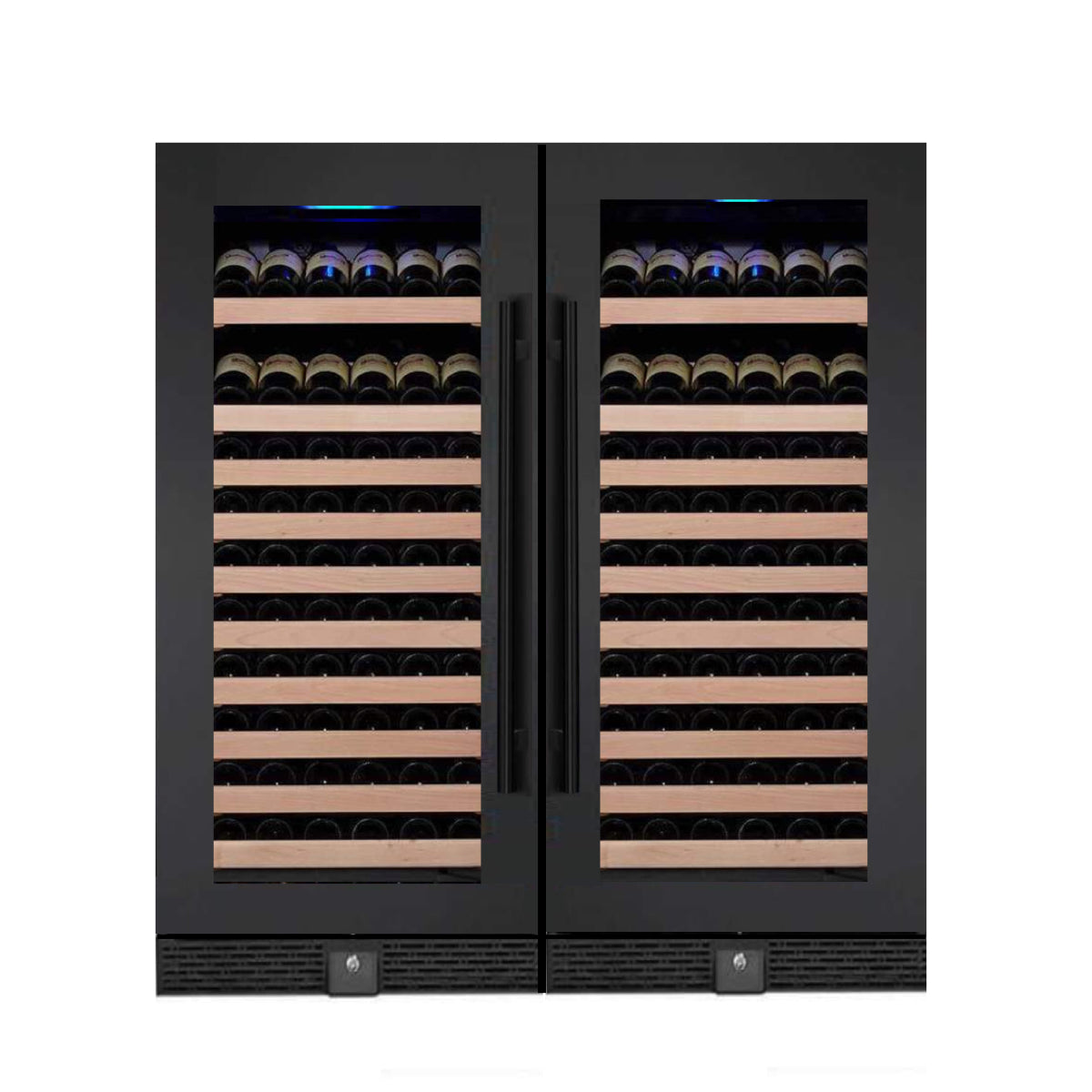 Kingsbottle 100 Bottle Kitchen Wine Refrigerator Freestanding KBU100WX-FG, LHH-Wine Coolers-The Wine Cooler Club