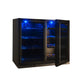 Kingsbottle 39 Inch Under Counter Wine And Beer Fridge Combo KBU28LRX-Refrigerators-The Wine Cooler Club