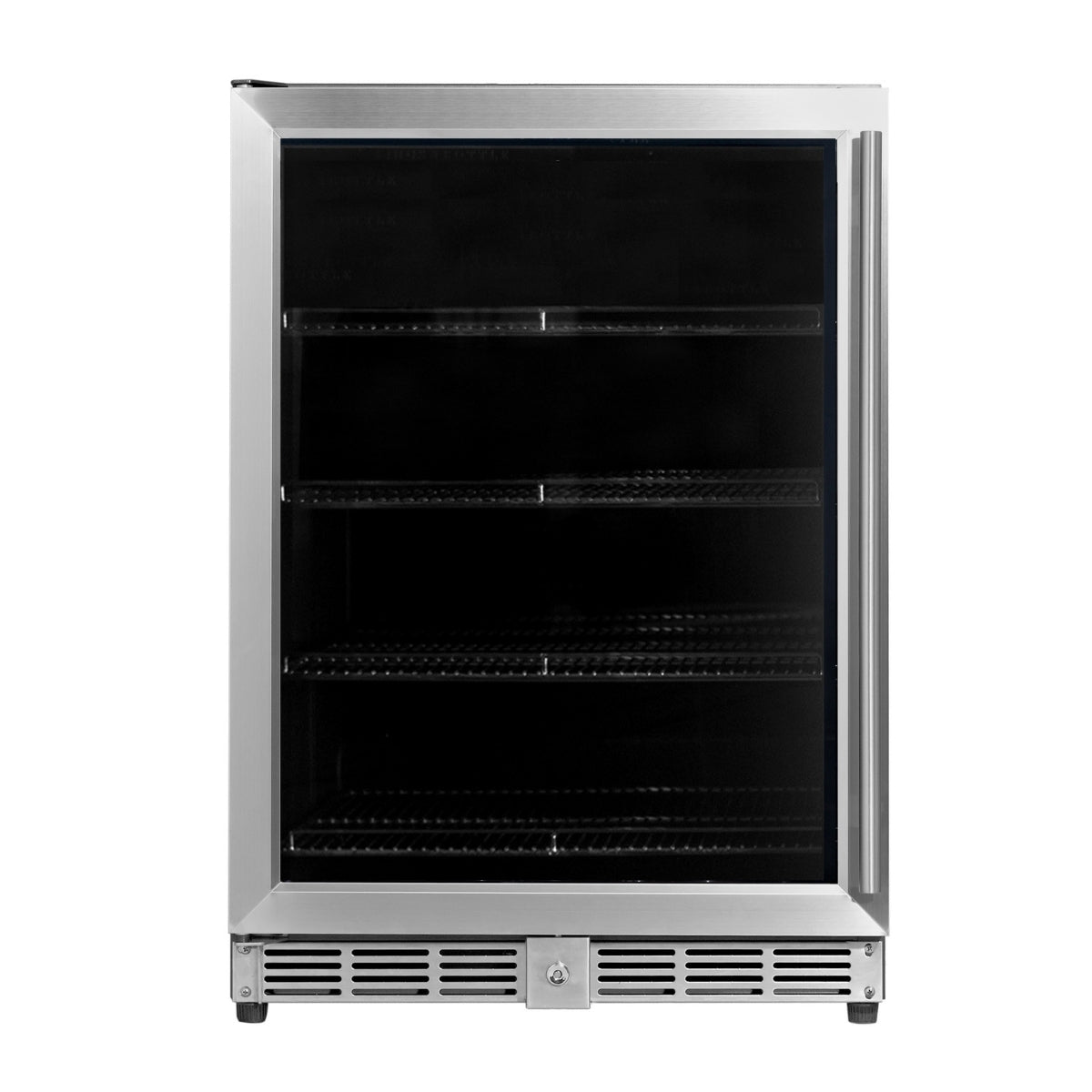 Kingsbottle 24 Inch Under Counter Beer Cooler Fridge Built In KBU50BX-SS, LHH-Wine Coolers-The Wine Cooler Club