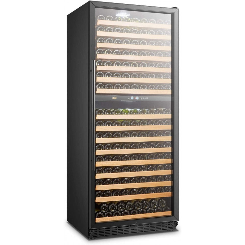 LANBO 287 BOTTLE DUAL ZONE WINE COOLER LW306D-Wine Coolers-The Wine Cooler Club