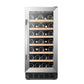 LANBO 33 BOTTLE SINGLE ZONE WINE COOLER LW33S-Wine Coolers-The Wine Cooler Club