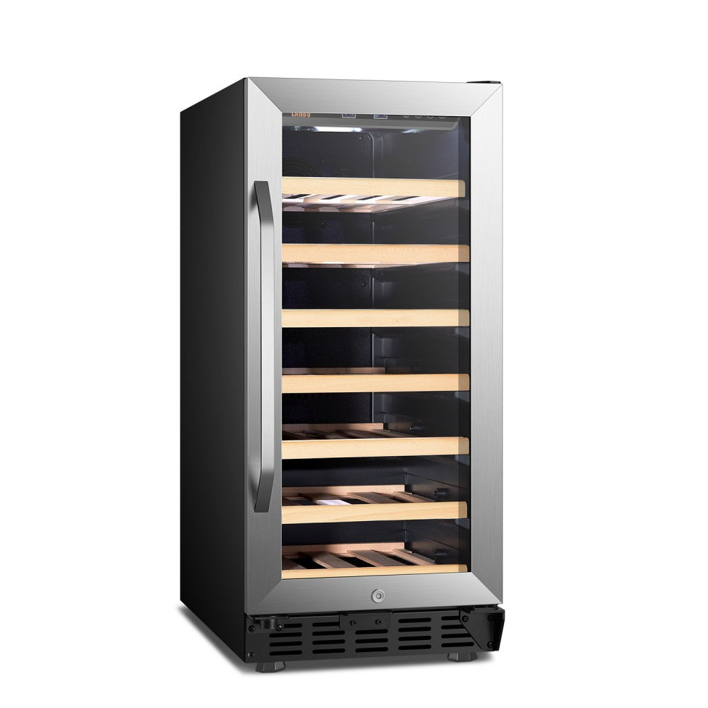 LANBO 33 BOTTLE SINGLE ZONE WINE COOLER LW33S-Wine Coolers-The Wine Cooler Club