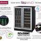 24" Wide FlexCount II Tru-Vino 18 Bottle/66 Cans Dual Zone Stainless Steel Wine Refrigerator/Beverage Center - AO VSWB-2SF20-Wine Coolers-The Wine Cooler Club