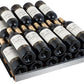 24" Wide FlexCount II Tru-Vino 177 Bottle Single Zone Stainless Steel Left Hinge Wine Refrigerator - AO VSWR177-1SL20, AO VSWR177-1SR20-Wine Coolers-The Wine Cooler Club