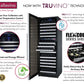 24" Wide FlexCount II Tru-Vino 172 Bottle Dual Zone Stainless Steel Left and Right Hinge Wine Refrigerator-Wine Coolers-The Wine Cooler Club