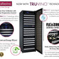 24" Wide FlexCount II Tru-Vino 172 Bottle Dual Zone Stainless Steel Left Hinge Wine Refrigerator - AO YHWR172-2SL20, AO YHWR172-2SR20-Wine Coolers-The Wine Cooler Club