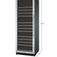 24" Wide FlexCount II Tru-Vino 177 Bottle Single Zone Stainless Steel Left Hinge Wine Refrigerator - AO VSWR177-1SL20, AO VSWR177-1SR20-Wine Coolers-The Wine Cooler Club