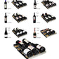 30" Wide FlexCount II Tru-Vino 30 Bottle/88 Can Dual Zone Stainless Steel Side-by-Side Wine Refrigerator/Beverage Center - BF 3Z-VSWB15-2S20-Wine Coolers-The Wine Cooler Club