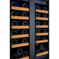 24" Wide FlexCount II Tru-Vino 36 Bottle Dual Zone Black Wine Refrigerator - AO VSWR36-2BF20-Wine Coolers-The Wine Cooler Club