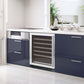 24" Wide FlexCount II Tru-Vino Series 56 Bottle Single Zone Stainless Steel Left and Right Hinge Wine Refrigerator-Wine Coolers-The Wine Cooler Club