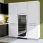 24" Wide FlexCount II Tru-Vino 128 Bottle Single Zone Stainless Steel Left Hinge Wine Refrigerator - AO VSWR128-1SL20, AO VSWR128-1SR20-Wine Coolers-The Wine Cooler Club