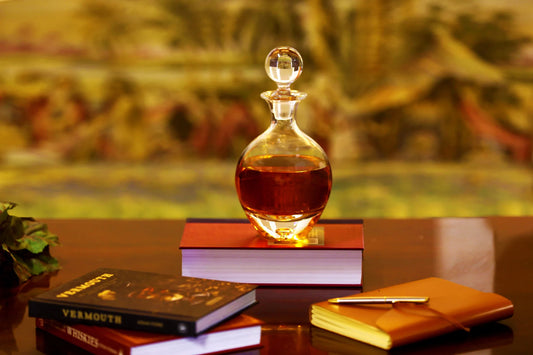 Ravenscroft Crystal St. Jacques Decanter with Free Luxury Satin Decanter and Stopper Bags W1187