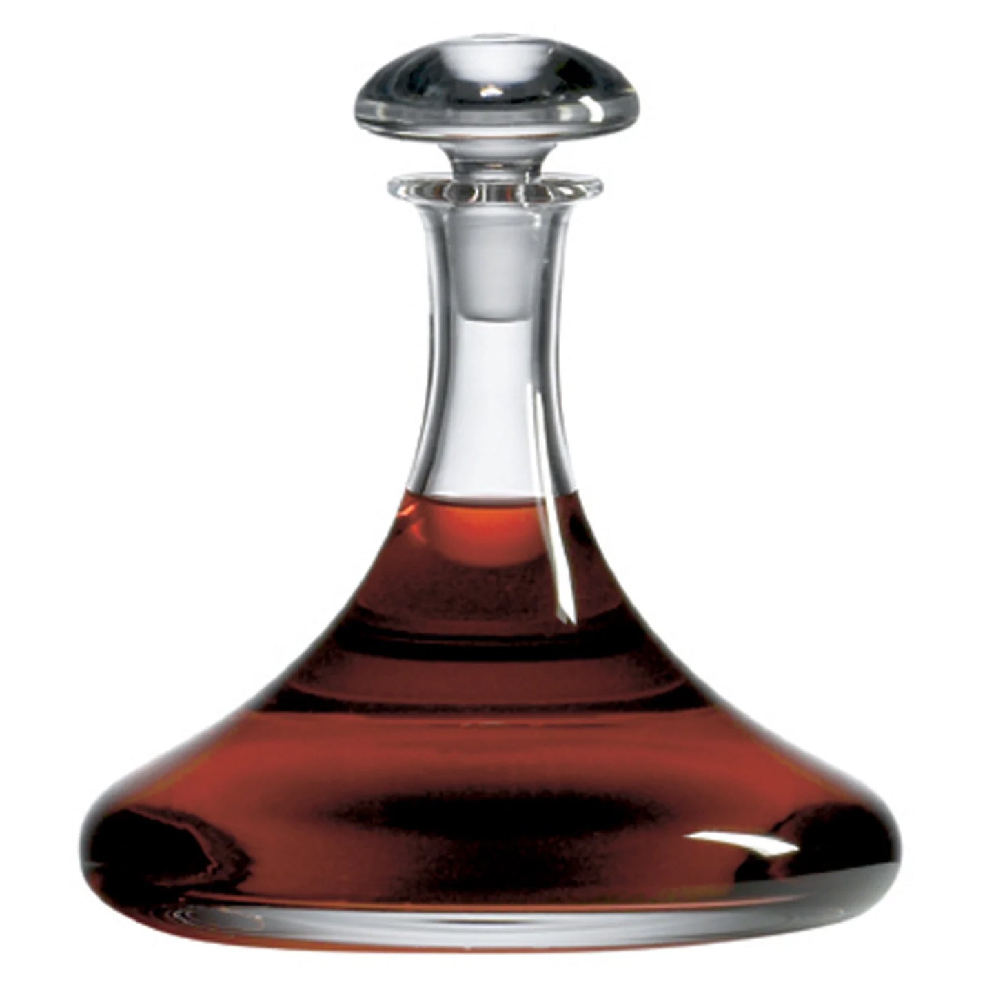 Ravenscroft Crystal Ship's Table Decanter with Free Luxury Satin Decanter and Stopper Bags W2718
