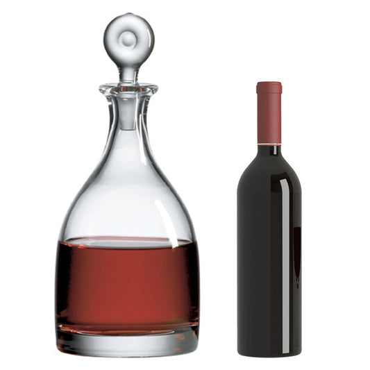 Ravenscroft Crystal Monticello Imperial Decanter with Free Luxury Satin Decanter and Stopper Bags W3100-6000