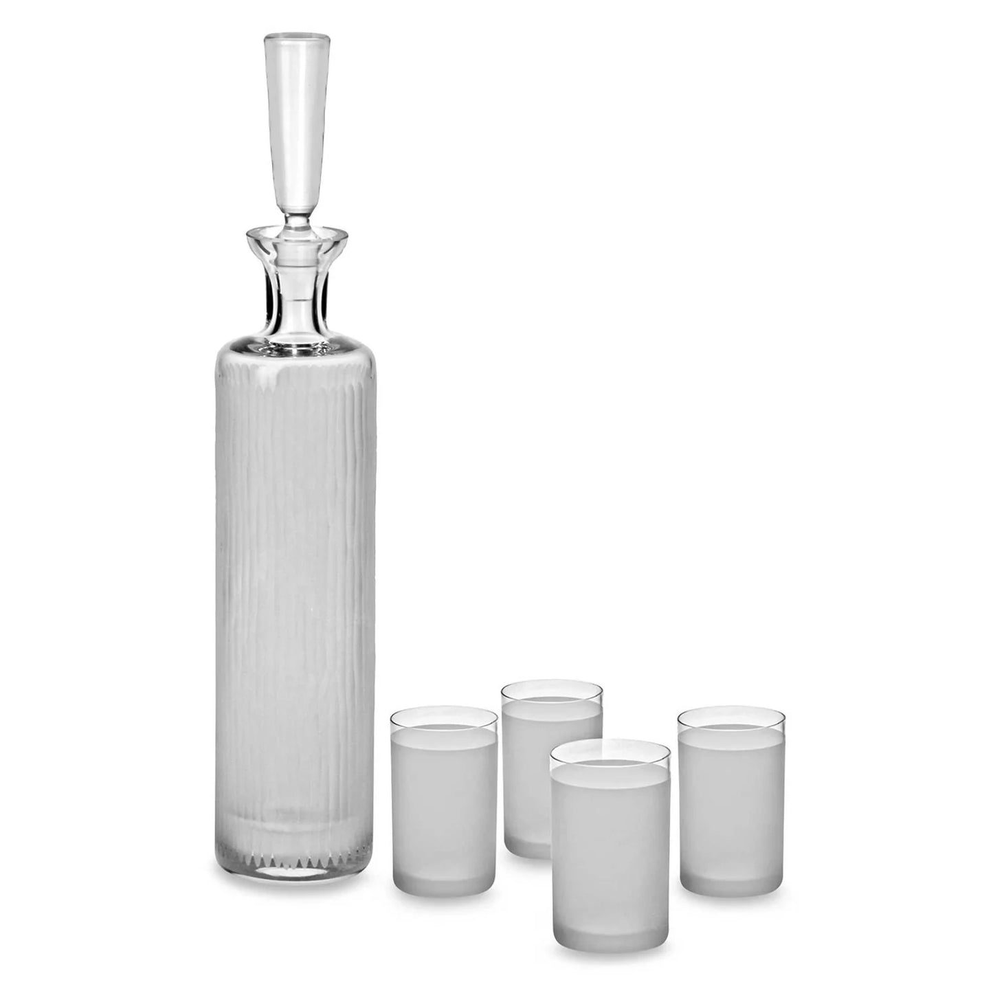 Ravenscroft Crystal Vodka Decanter Gift Set with Free Luxury Satin Decanter and Stopper Bags and Microfiber Cleaning Cloth W7383