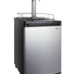 24" Wide Kombucha Dual Tap Stainless Steel Kegerator-The Wine Cooler Club