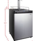 24" Wide Kombucha Dual Tap Stainless Steel Kegerator-The Wine Cooler Club