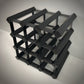 Kingsbottle 12 Bottle Timber Wine Rack | 3x3 Configuration WRT012N-Wine Racks-The Wine Cooler Club