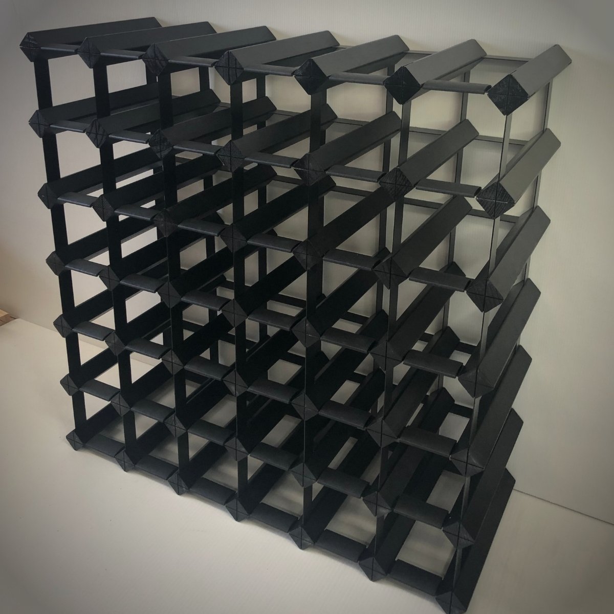 Kingsbottle 42 Bottle Timber Wine Rack | 6x6 Configuration WRT042N-Wine Racks-The Wine Cooler Club
