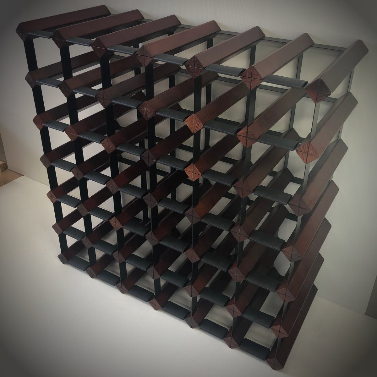 Kingsbottle 42 Bottle Timber Wine Rack | 6x6 Configuration WRT042N-Wine Racks-The Wine Cooler Club