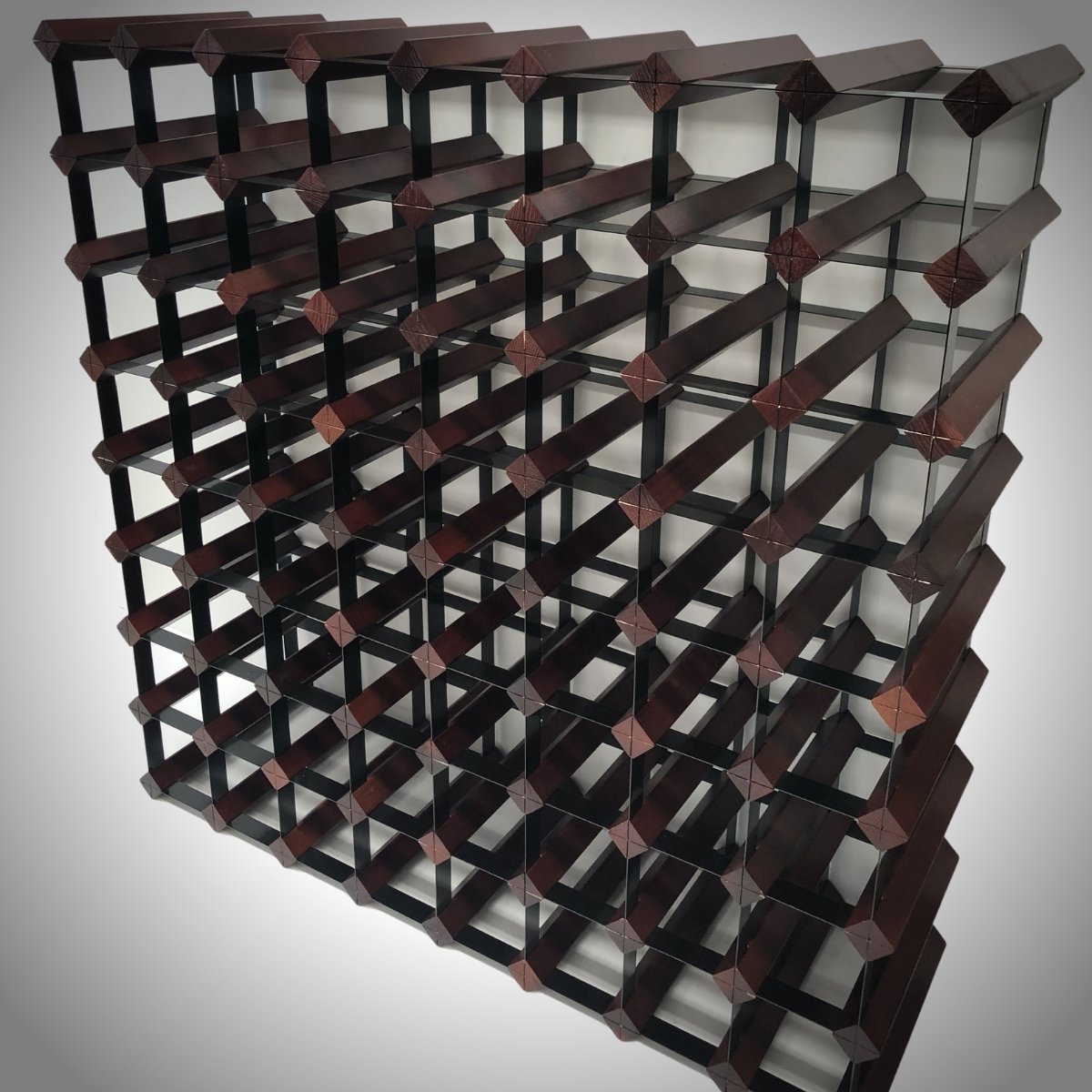 Kingsbottle 72 Bottle Timber Wine Rack | 8x8 Configuration WRT072N-Wine Racks-The Wine Cooler Club