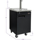24" Wide Kombucha Single Tap Black Commercial Kegerator-Kegerators-The Wine Cooler Club