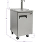 24" Wide Dual Tap All Stainless Steel Commercial Kegerator-Kegerators-The Wine Cooler Club