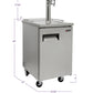 24" Wide Kombucha Triple Tap All Stainless Steel Commercial Kegerator-Kegerators-The Wine Cooler Club