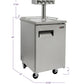 Kegco 24" Wide Homebrew Four Tap All Stainless Steel Commercial Kegerator with Kegs HBK1XS-4K-Kegerators-The Wine Cooler Club