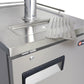 24" Wide Homebrew Triple Tap All Stainless Steel Commercial Kegerator-Kegerators-The Wine Cooler Club