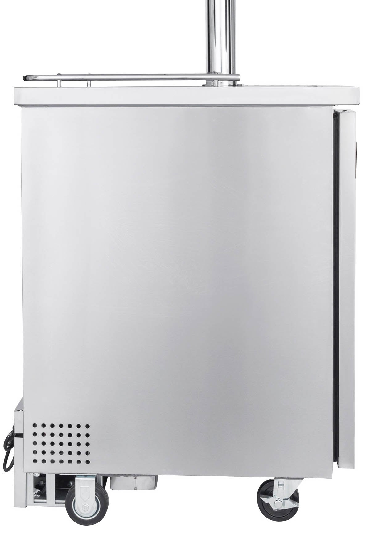 24" Wide Dual Tap All Stainless Steel Commercial Kegerator-Kegerators-The Wine Cooler Club