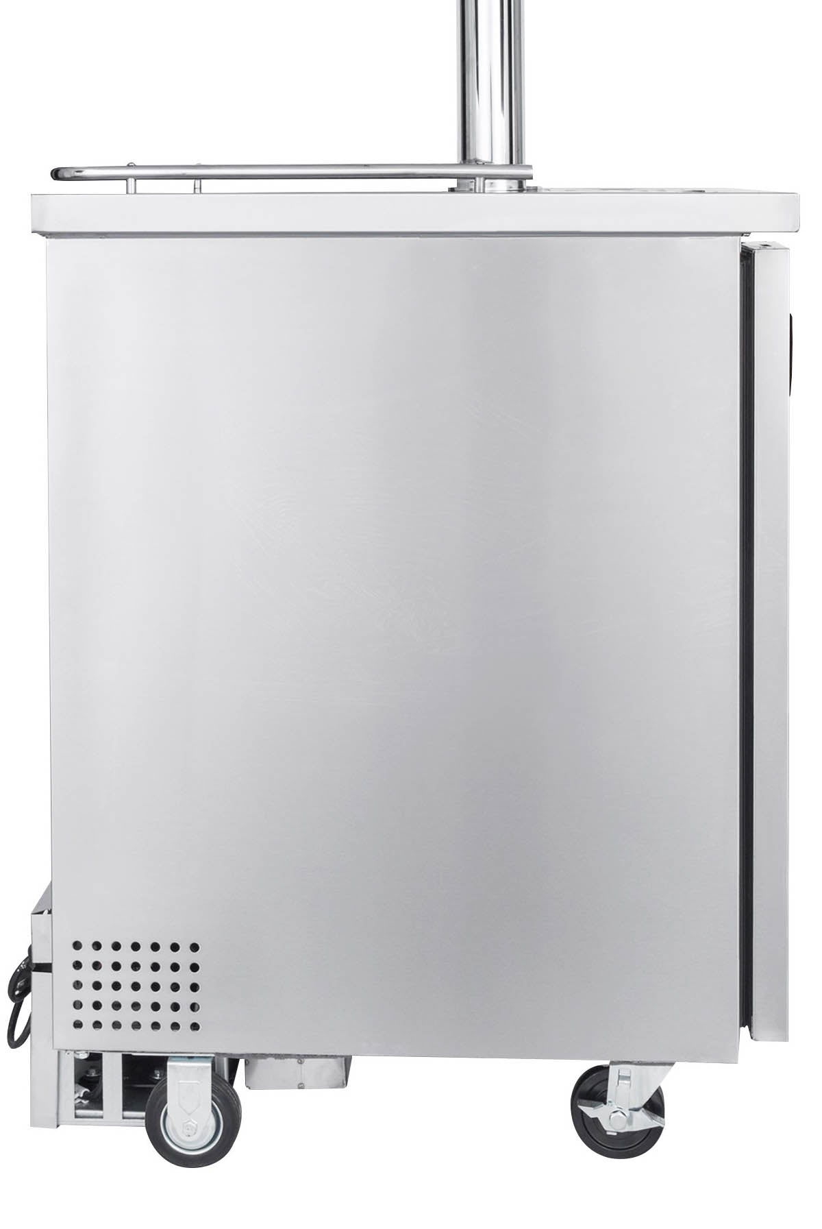 24" Wide Kombucha Triple Tap All Stainless Steel Commercial Kegerator-Kegerators-The Wine Cooler Club