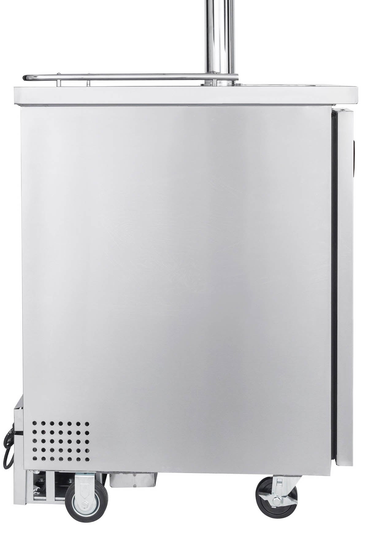 Kegco 24" Wide Homebrew Four Tap All Stainless Steel Commercial Kegerator with Kegs HBK1XS-4K-Kegerators-The Wine Cooler Club