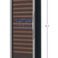 24" Wide FlexCount II Tru-Vino 172 Bottle Dual Zone Stainless Steel Left Hinge Wine Refrigerator - AO YHWR172-2SL20, AO YHWR172-2SR20-Wine Coolers-The Wine Cooler Club