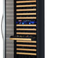 24" Wide FlexCount II Tru-Vino 172 Bottle Dual Zone Stainless Steel Left Hinge Wine Refrigerator - AO YHWR172-2SL20, AO YHWR172-2SR20-Wine Coolers-The Wine Cooler Club