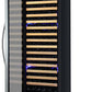 24" Wide FlexCount Classic II Tru-Vino 174 Bottle Single Zone Stainless Steel Left and Right Hinge Wine Refrigerator-Wine Coolers-The Wine Cooler Club