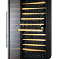 32" Wide Vite II Tru-Vino 277 Bottle Single Zone Stainless Steel Left Hinge Wine Refrigerator-Wine Coolers-The Wine Cooler Club