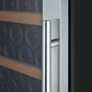 32" Wide Vite II Tru-Vino 277 Bottle Single Zone Stainless Steel Left Hinge Wine Refrigerator-Wine Coolers-The Wine Cooler Club