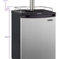 24" Wide Homebrew Dual Tap Stainless Steel Commercial/Residential Kegerator-Kegerators-The Wine Cooler Club