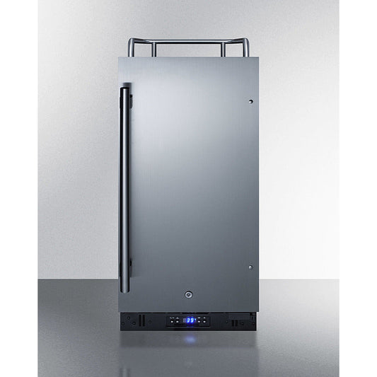 Summit 15" Wide Built-In Kegerator SBC15NKCSS-Kegerators-The Wine Cooler Club