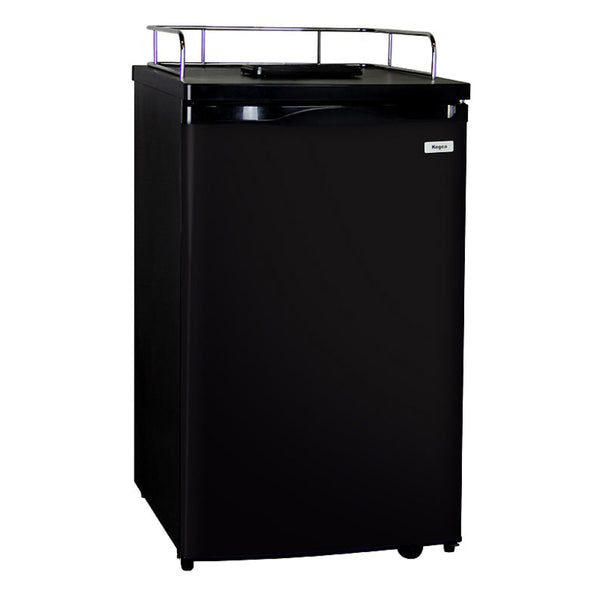 20 Wide Black Kegerator - Cabinet Only-Kegerators-The Wine Cooler Club