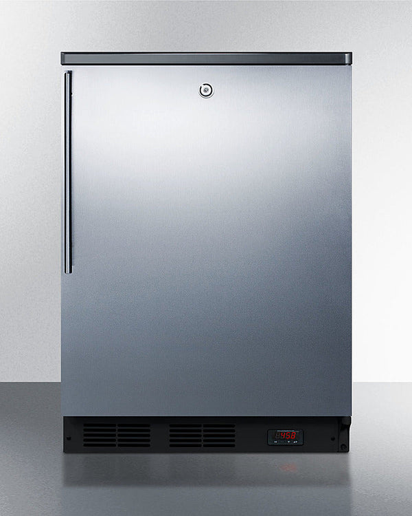 Summit 24 Wide Built-In Pub Cellar FF7LBLKBIPUBSSHV-Craft Beer Pub Cellar-The Wine Cooler Club