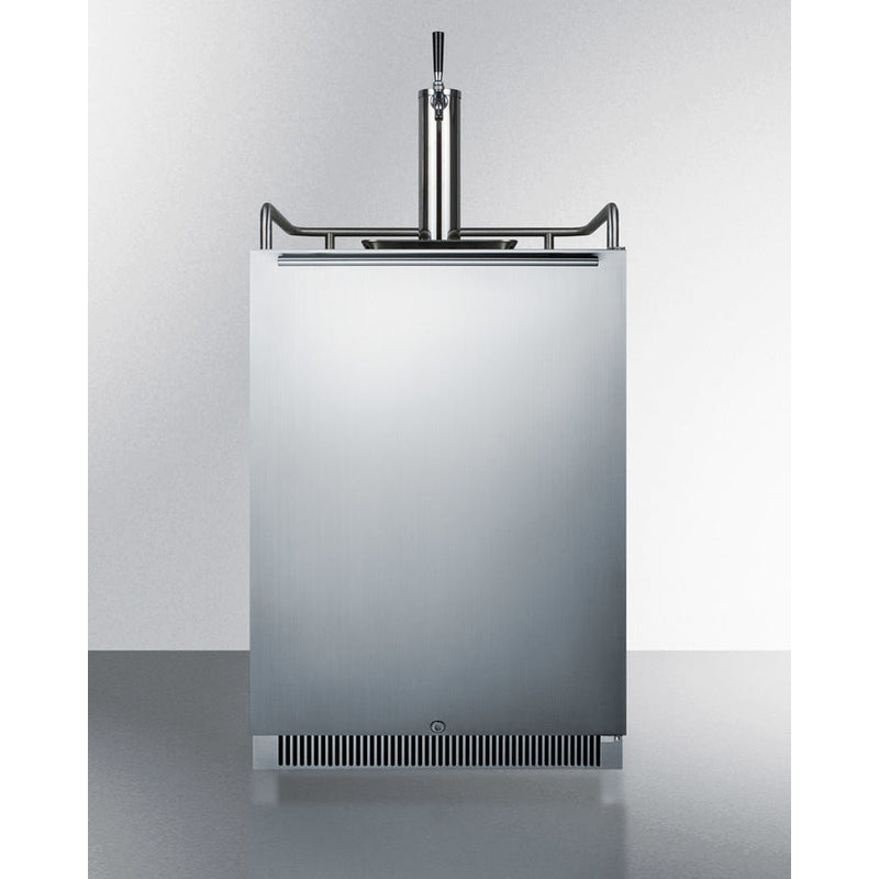 Summit 24" Wide Built-In Kegerator SBC677BI-Kegerators-The Wine Cooler Club