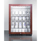 Summit 24" Wide Single Zone Built-In Commercial Wine Cellar SCR610BLCHPNR-Wine Cellars-The Wine Cooler Club