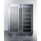 Summit 24" Built-In Wine/Beverage Center, ADA Compliant ALFD24WBVCSS-The Wine Cooler Club