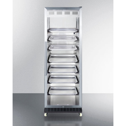 Summit 24" Wide Mini Reach-In Beverage Center with Dolly SCR1401RICSS-Beverage Centers-The Wine Cooler Club