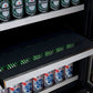 47" Wide FlexCount II Series 56 Bottle/154 Can Dual Zone Stainless Steel Side-by-Side Wine Refrigerator/Beverage Center - BF 3Z-VSWB24-2S20-Wine Coolers-The Wine Cooler Club